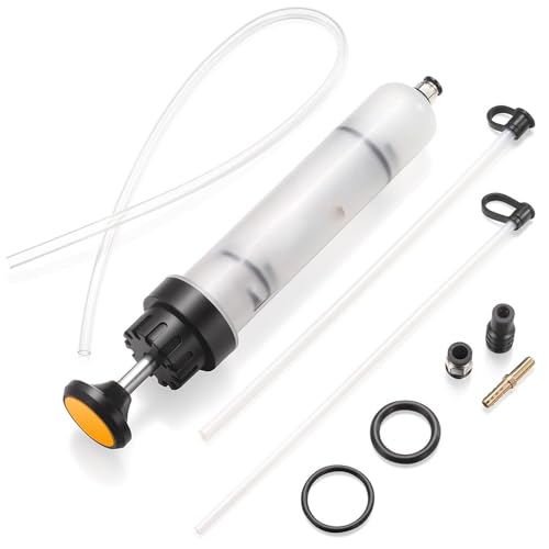 STHIRA® 200cc Fluid Extractor & Fill Pump for Automotive Use - Oil Syringe with a 23 STHIRA® 200cc Fluid Extractor & Fill Pump for Automotive Use - Oil Syringe with a 23